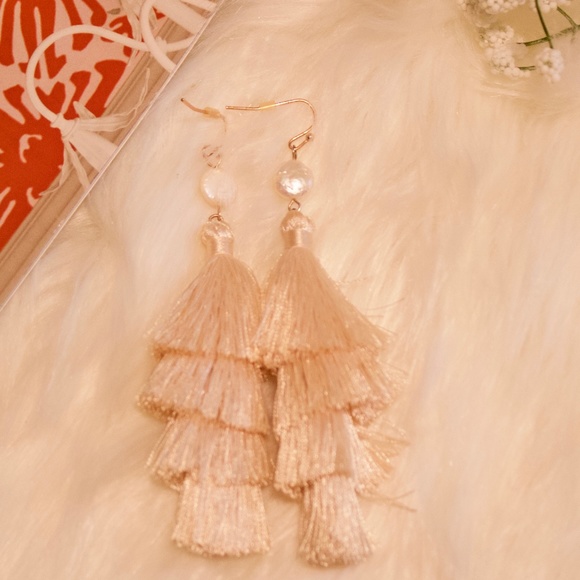 Fringe Tassel Earrings - Picture 2 of 2
